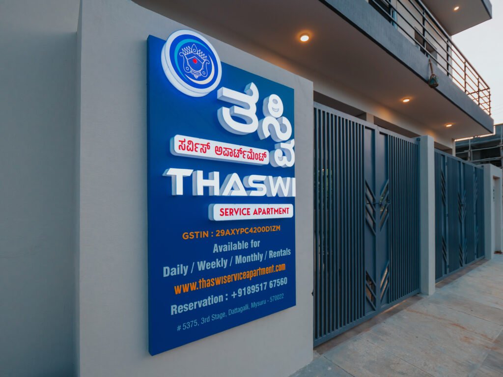 Thaswi Service Apartment Top Service Apartment in Mysore Best service apartment in Mysore Service apartments in Mysore Service apartments in Mysore for family